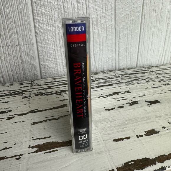 Mel Gibson Braveheart 1995 Original Film Production Cassette Tape Vtg Soundtrack - Picture 4 of 6